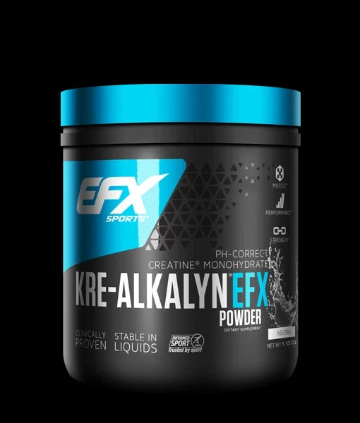 EFX Sports Kre-Alkalyn | PH-Correct Creatine Monohydrate | Multi-Patented Formula, Gain Strength, Build Muscle 66 Servings Powder