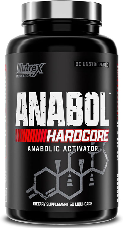 Nutrex Research Anabol Hardcore Anabolic Activator, Muscle Builder and Hardening Agent, 60 Count