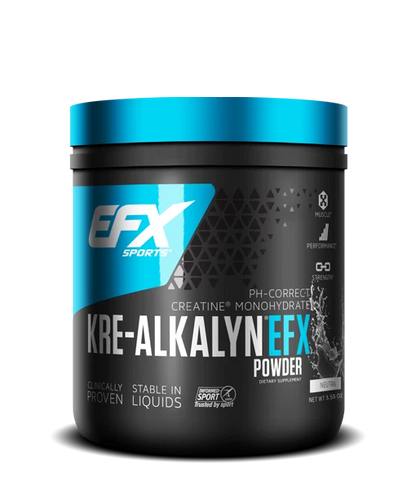 EFX Sports Kre-Alkalyn | PH-Correct Creatine Monohydrate | Multi-Patented Formula, Gain Strength, Build Muscle 66 Servings Powder
