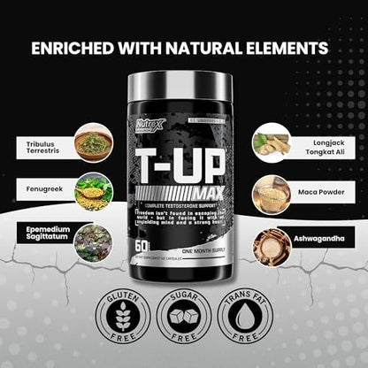 Nutrex Research, T-Up Max, 60 Capsules