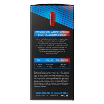 Hydroxycut Hardcore - Weight Loss Pills for Men & Women 60 capsules
