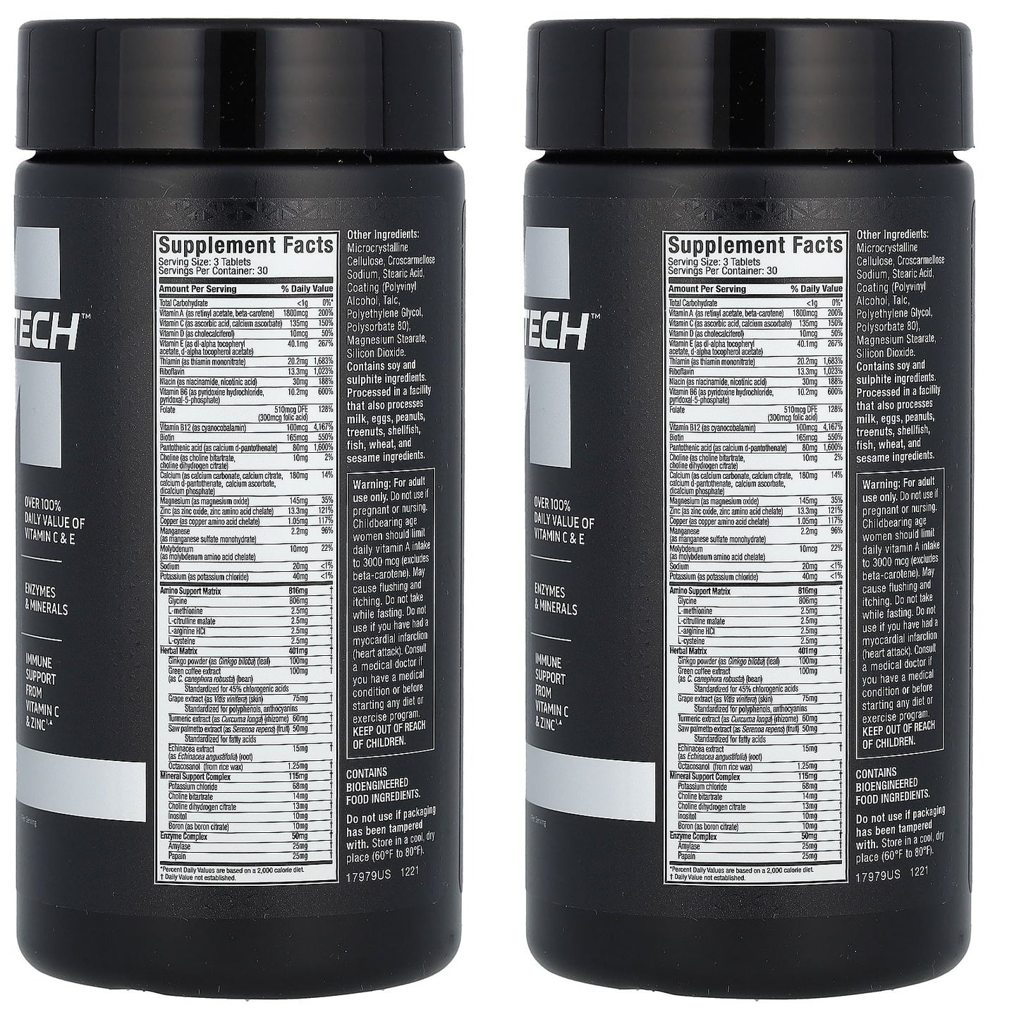 MuscleTech Platinum Multi Vitamin 90 Count (2 Pack)