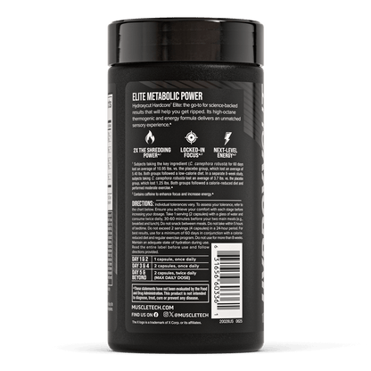 MuscleTech Hydroxycut Hardcore Elite Thermogenic 100 Capsules (2-Pack)