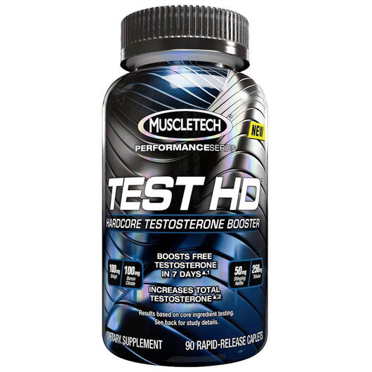 MuscleTech TEST HD Hardcore Testosterone Booster 90 Capsules TESTHD