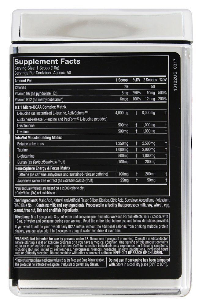 Muscletech - Amino NRG SX-7 Revolution Ultimate Amino + Energy Powder Icy Rocket