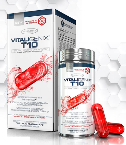 MuscleTech VITALIGENIX T10 10-Hour Test Booster Male Vitality Formula