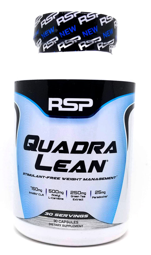 RSP Nutrition QuadraLean Stimulant-Free Weight Loss CLA 90 Capsules