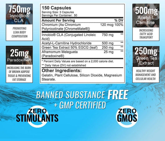 RSP Nutrition QuadraLean Stimulant-Free Weight Loss CLA 150 Capsules Nutrition Complex RSP Nutrition QuadraLean Stimulant-Free Weight Loss CLA 150 Capsules Nutrition Complex