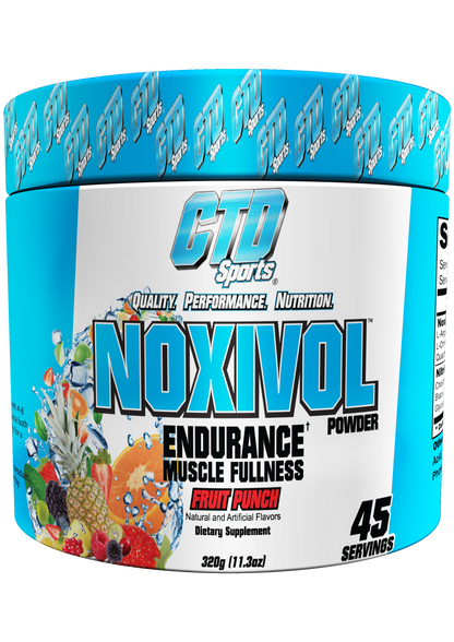 CTD Sports Noxivol Powder Best Nitric Oxide Booster, Muscle Volumizer 45 Servings
