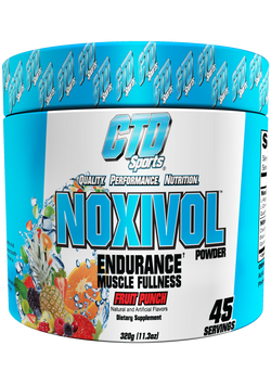 CTD Sports Noxivol Powder Best Nitric Oxide Booster, Muscle Volumizer 45 Servings