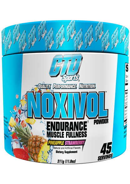 CTD Sports Noxivol Powder Best Nitric Oxide Booster, Muscle Volumizer 45 Servings