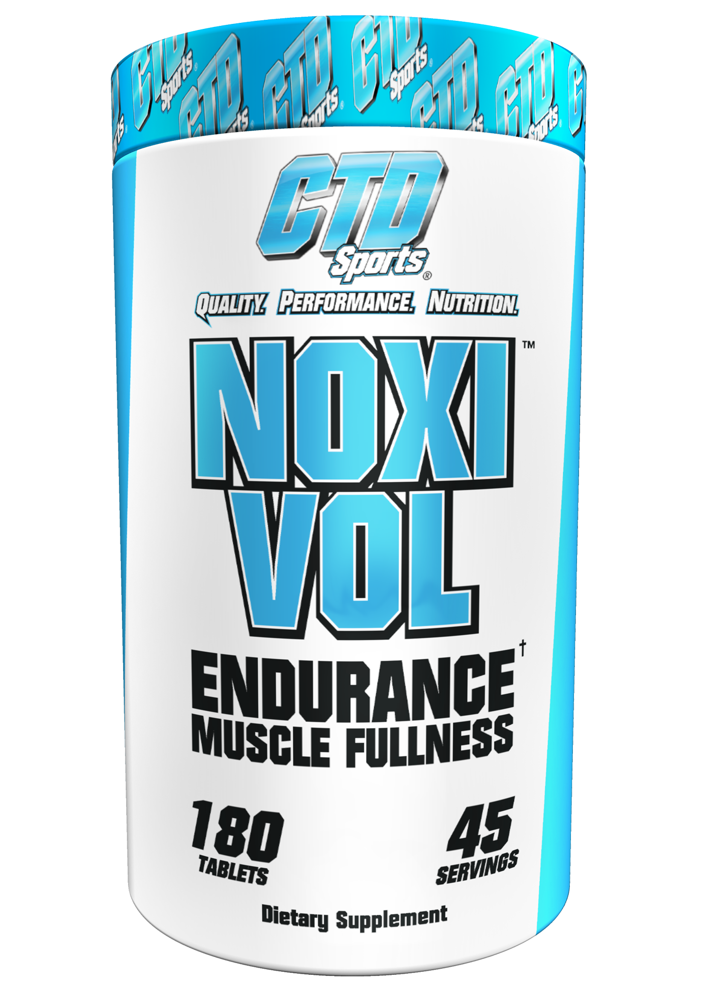 CTD Sports Noxivol Tablets 180 Tablets, Best Nitric Oxide Booster, Muscle Volumizer