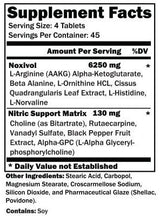 CTD Sports Noxivol Tablets 180 Tablets, Best Nitric Oxide Booster, Muscle Volumizer