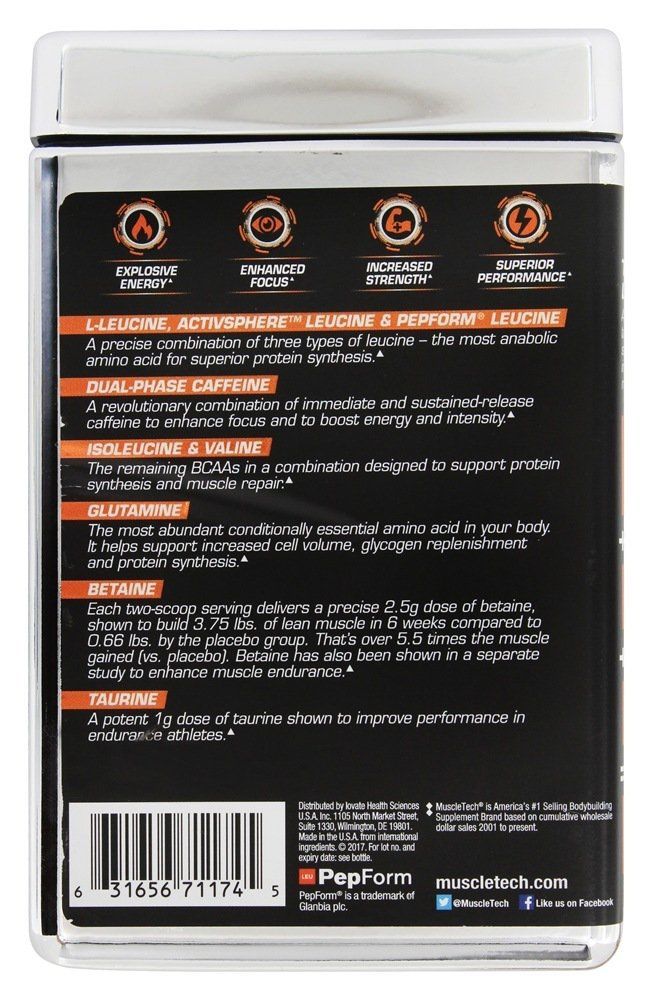 Muscletech - Amino NRG SX-7 Revolution Ultimate Amino + Energy Powder Icy Rocket