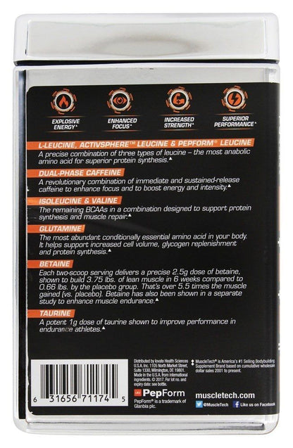 Muscletech - Amino NRG SX-7 Revolution Ultimate Amino + Energy Powder Icy Rocket