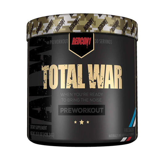 Redcon1 Total War - Pre Workout - 30 Servings - Newly Formulated (Firecracker)