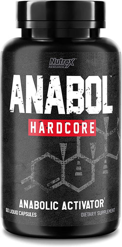 Nutrex Research Anabol Hardcore Anabolic Activator, Muscle Builder and Hardening Agent, 60 Count