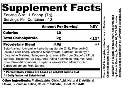 CTD Labs NOXIPRO Extreme Intensity Pre-Workout 40 Servings All Flavors NEW SEAL