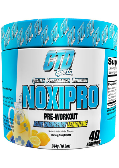 CTD Labs NOXIPRO Extreme Intensity Pre-Workout 40 Servings All Flavors NEW SEAL