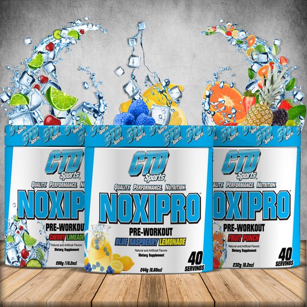 CTD Labs NOXIPRO Extreme Intensity Pre-Workout 40 Servings All Flavors NEW SEAL